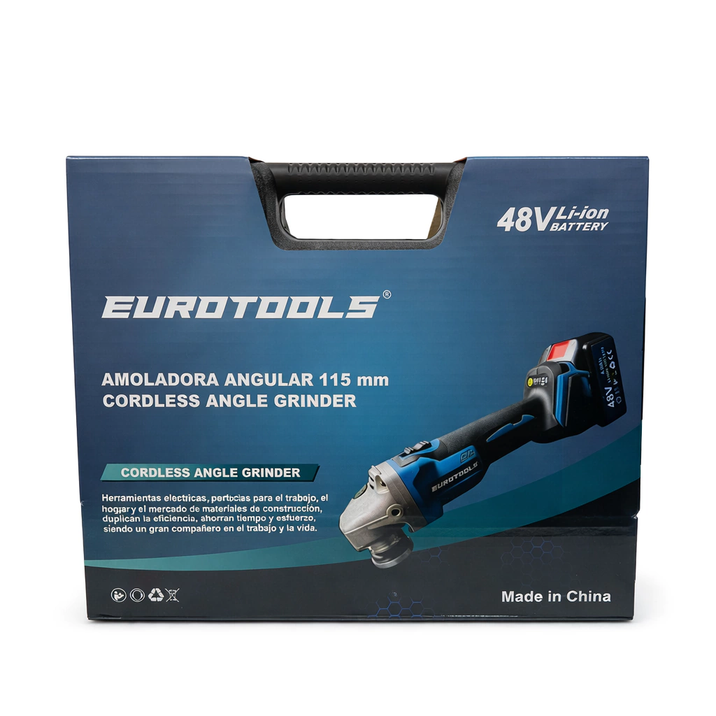 Amoladora 2 baterías - Eurotools