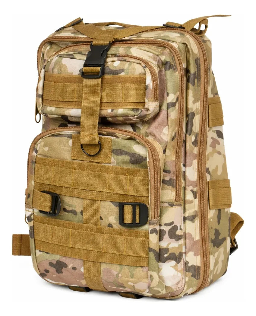 Mochila Táctica Camuflada 20L 5 Bolsillos - Omaha