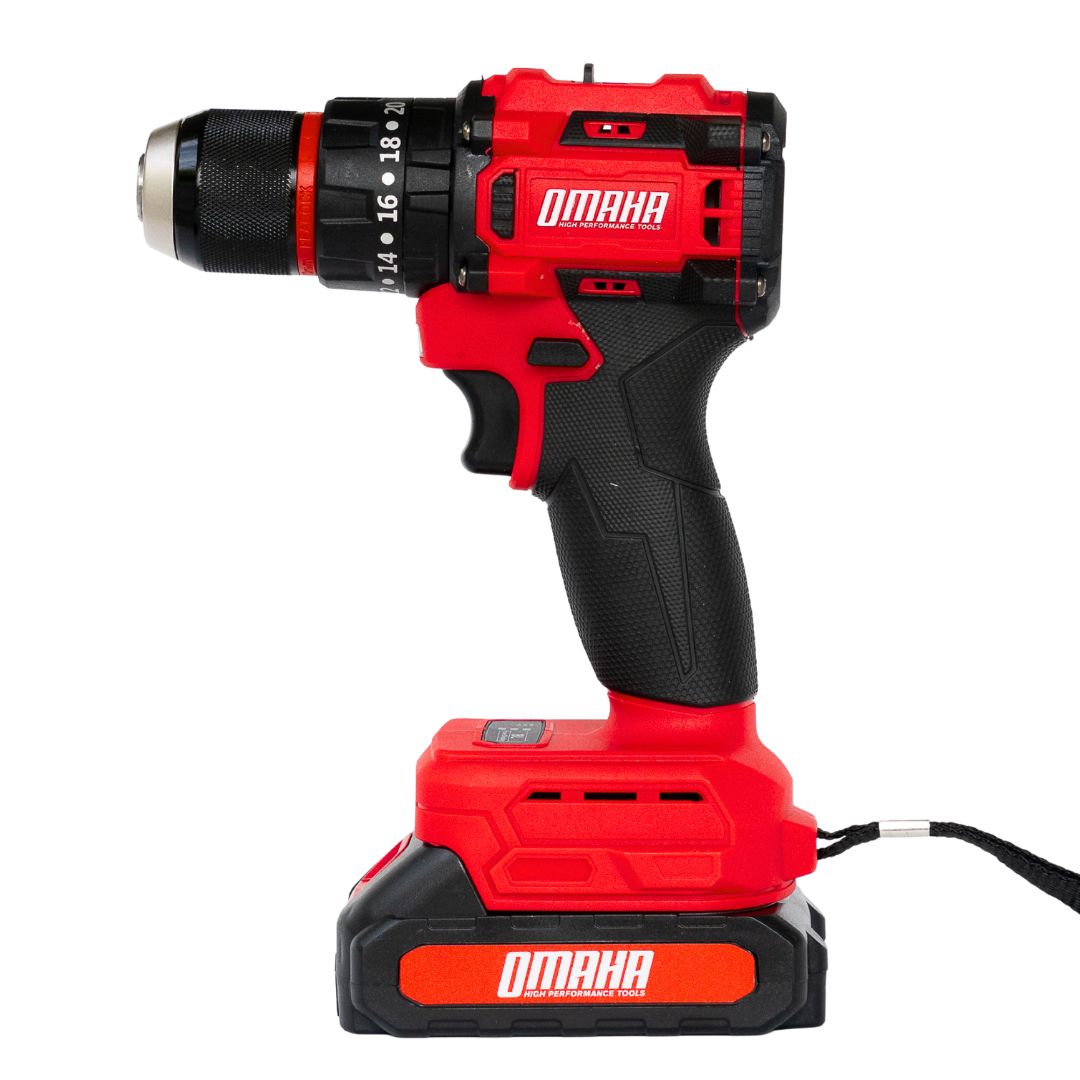 Taladro Percutor Brushless 20V 10 mm + Acces, 2 Baterías y Maletín - Omaha 3